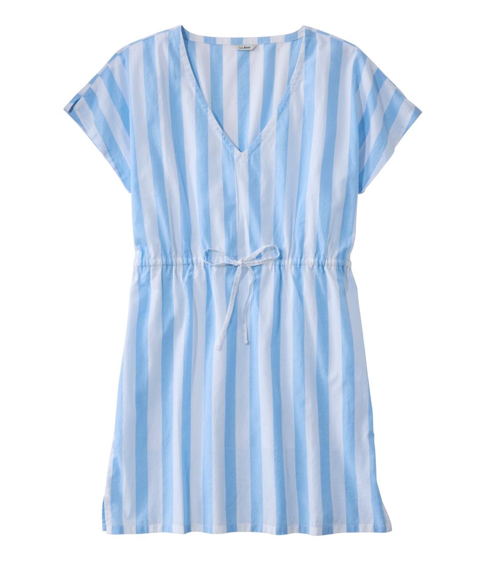Women's Coastal Cotton Cover-Up Caftan, Print | L.L.Bean on sale