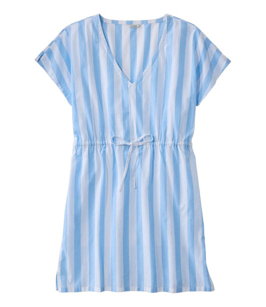 Women's Coastal Cotton Cover-Up Caftan, Print | L.L.Bean on sale