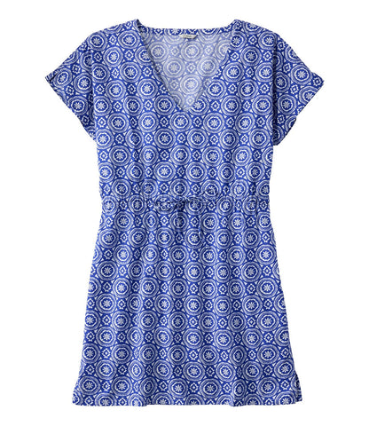 Women's Coastal Cotton Cover-Up Caftan, Print | L.L.Bean on sale
