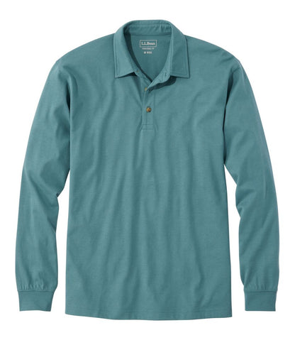 Men's Carefree Unshrinkable Polo, Long-Sleeve, Without Pocket | L.L.Bean online