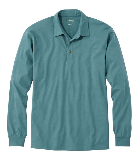 Men's Carefree Unshrinkable Polo, Long-Sleeve, Without Pocket | L.L.Bean online