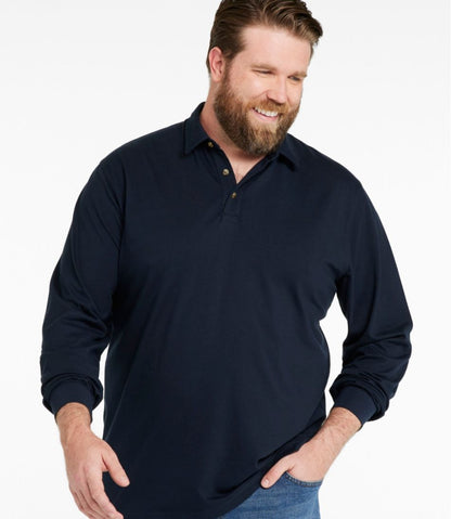 Men's Carefree Unshrinkable Polo, Long-Sleeve, Without Pocket | L.L.Bean online