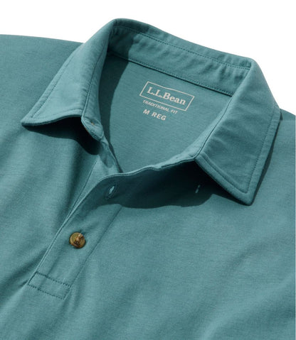 Men's Carefree Unshrinkable Polo, Long-Sleeve, Without Pocket | L.L.Bean online