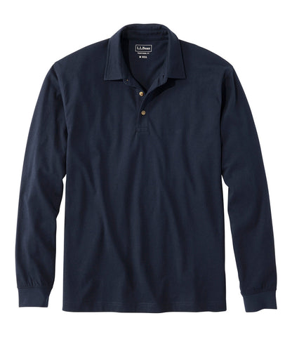 Men's Carefree Unshrinkable Polo, Long-Sleeve, Without Pocket | L.L.Bean online