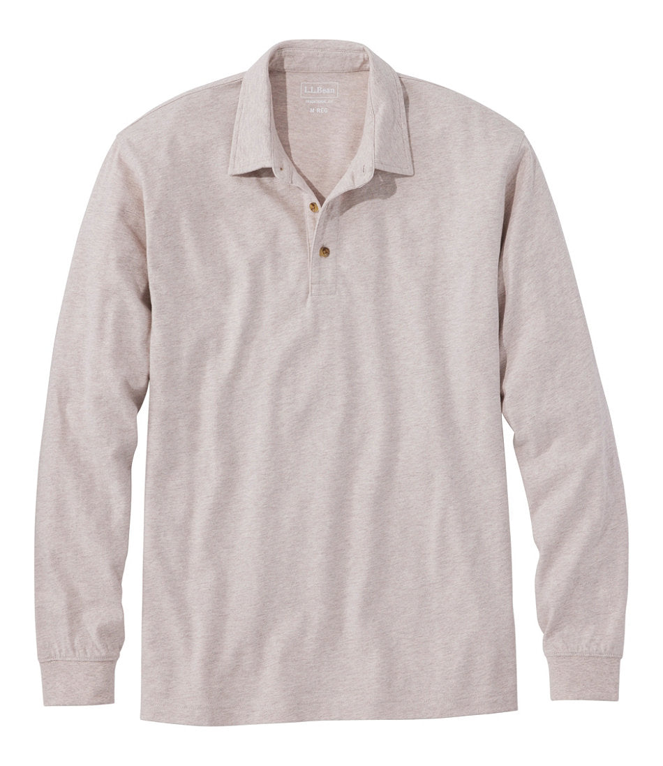 Men's Carefree Unshrinkable Polo, Long-Sleeve, Without Pocket | L.L.Bean online