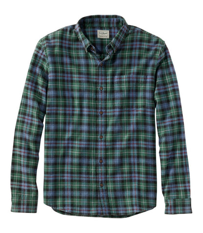 Men's Sunwashed Twill Shirt, Slightly Fitted Untucked Fit | L.L.Bean US