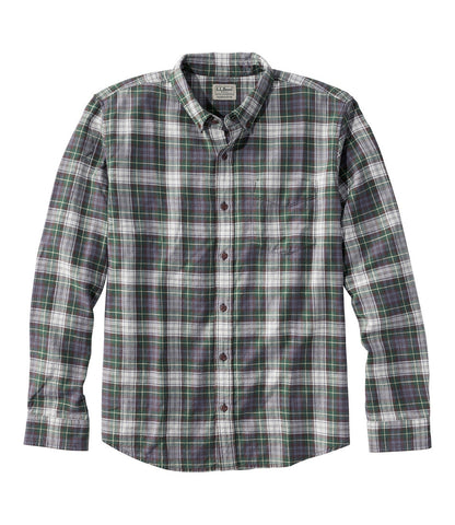 Men's Sunwashed Twill Shirt, Slightly Fitted Untucked Fit | L.L.Bean US