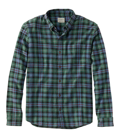 Men's Sunwashed Twill Shirt, Slightly Fitted Untucked Fit | L.L.Bean US
