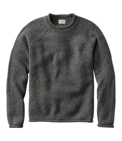 Men's Bean's Classic Ragg Wool Sweater, Rollneck | L.L.Bean outlet