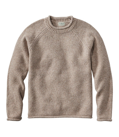 Men's Bean's Classic Ragg Wool Sweater, Rollneck | L.L.Bean outlet