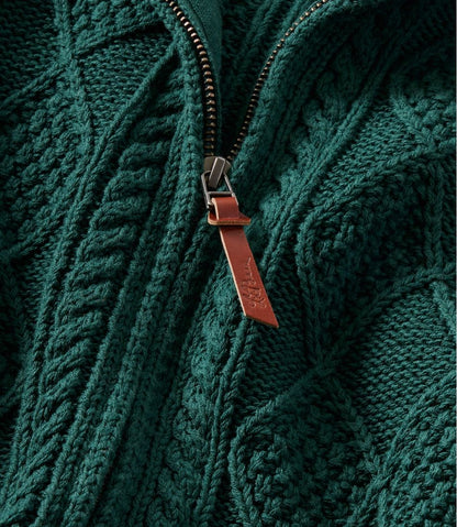 Men's Signature Cotton Fisherman Sweater, Full-Zip | L.L.Bean US