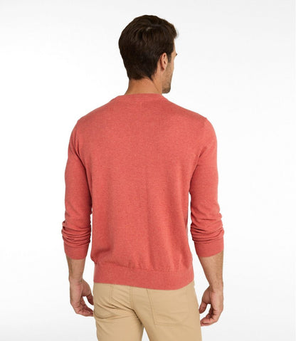 Men's All Seasons Cotton Blend Sweater, Crewneck | L.L.Bean online