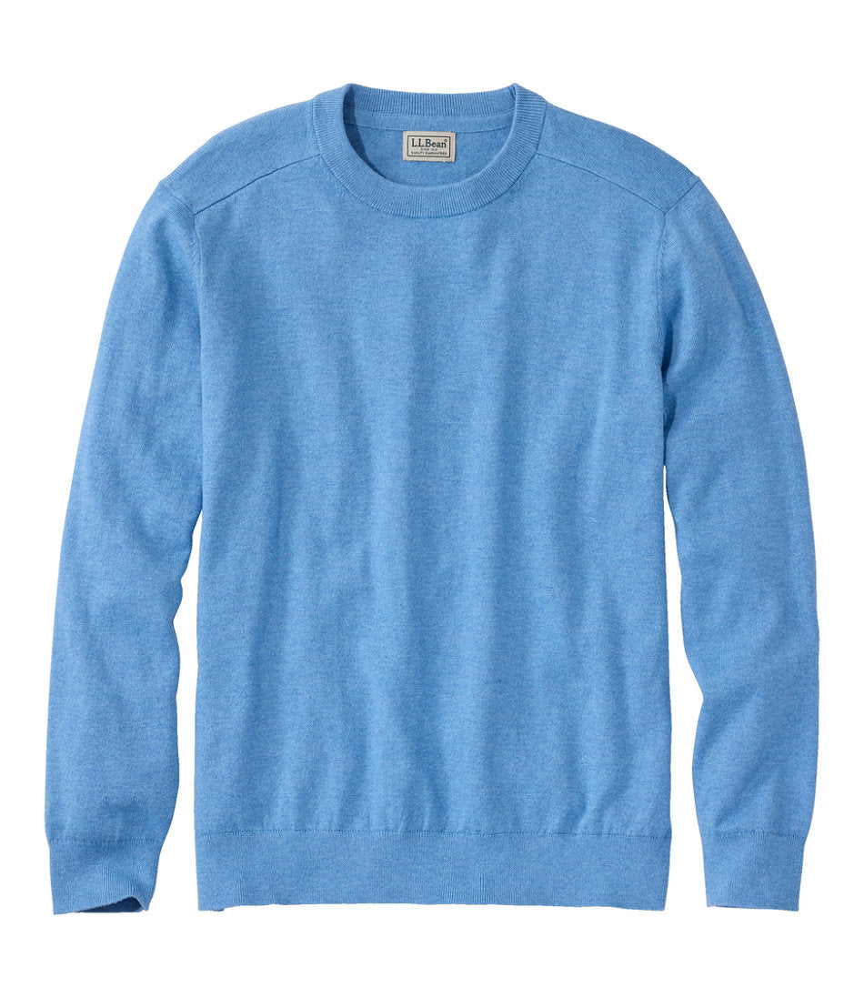 Men's All Seasons Cotton Blend Sweater, Crewneck | L.L.Bean online