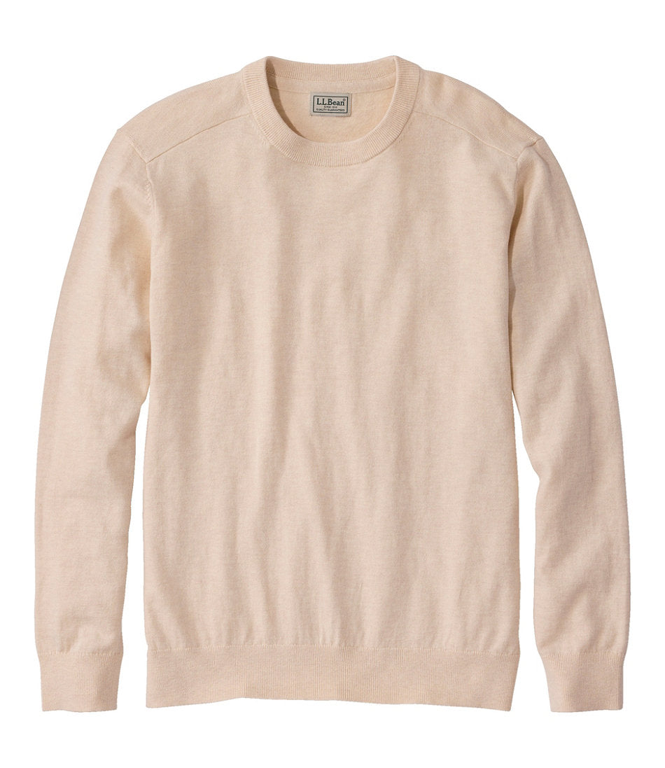 Men's All Seasons Cotton Blend Sweater, Crewneck | L.L.Bean online