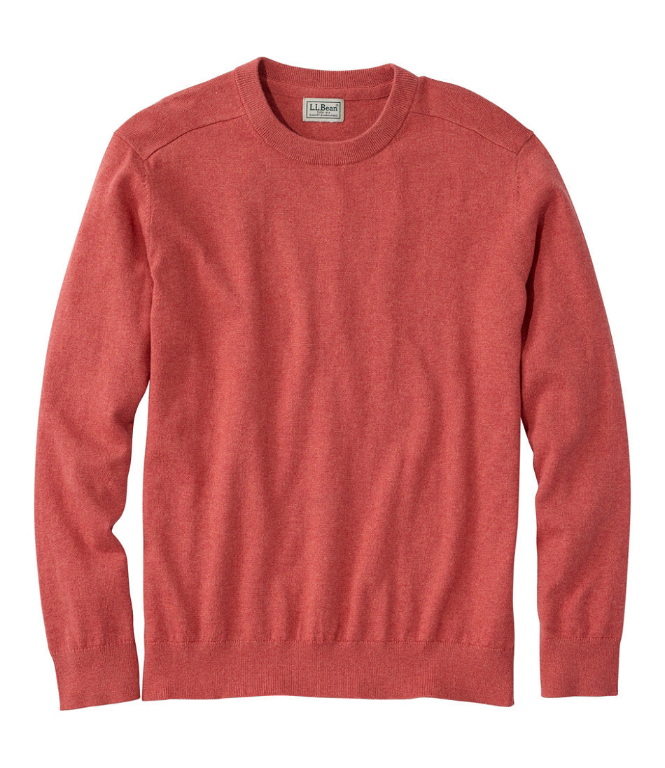 Men's All Seasons Cotton Blend Sweater, Crewneck | L.L.Bean online