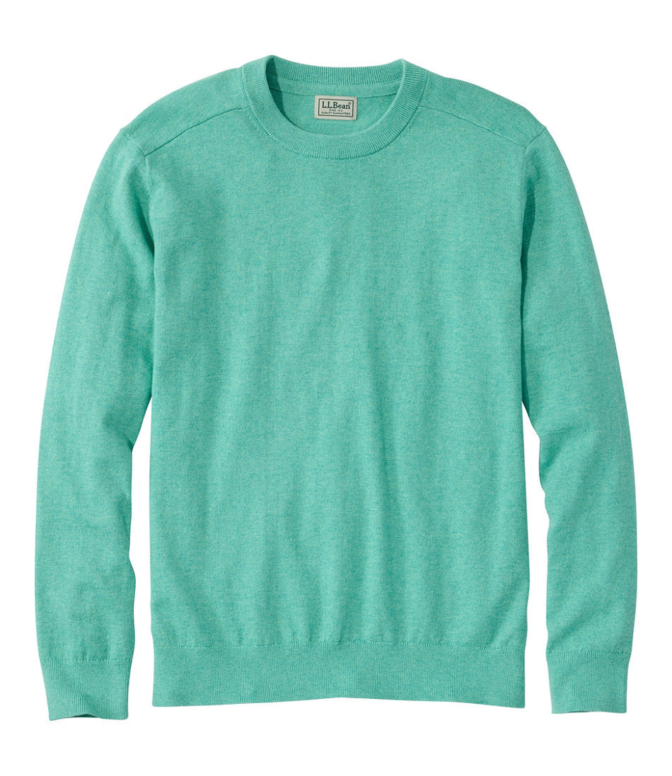 Men's All Seasons Cotton Blend Sweater, Crewneck | L.L.Bean online