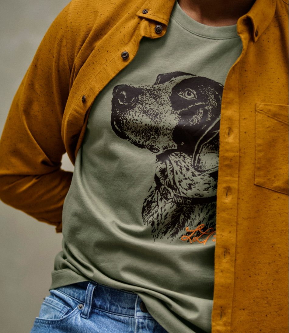 Men's Signature Northwoods Short-Sleeve Tee, Graphic | L.L.Bean online