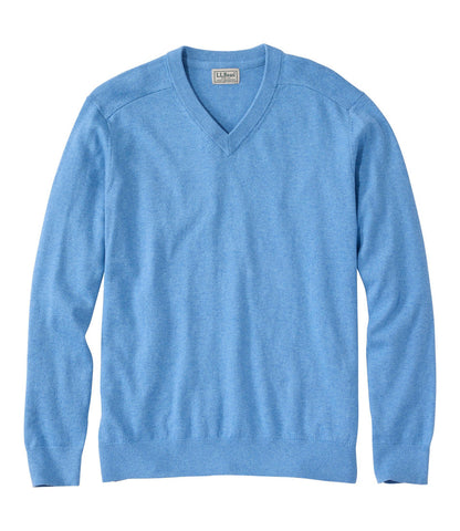 Men's All Seasons Cotton Blend Sweater, V-Neck | L.L.Bean sale