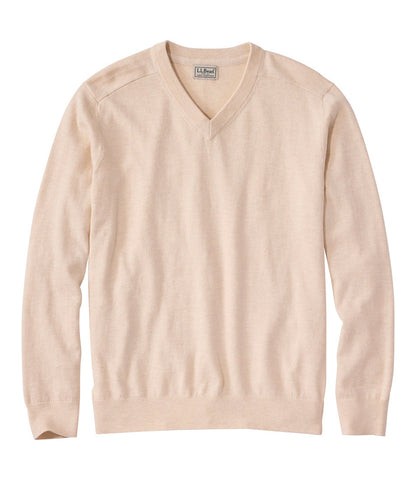 Men's All Seasons Cotton Blend Sweater, V-Neck | L.L.Bean sale