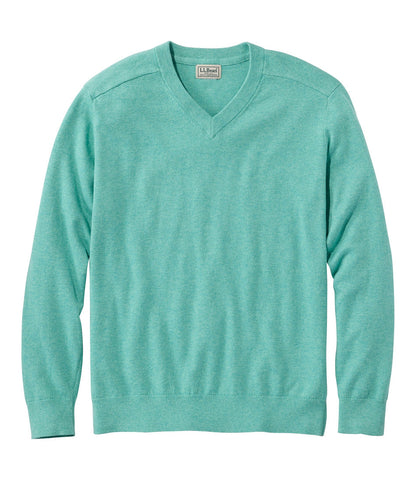 Men's All Seasons Cotton Blend Sweater, V-Neck | L.L.Bean sale