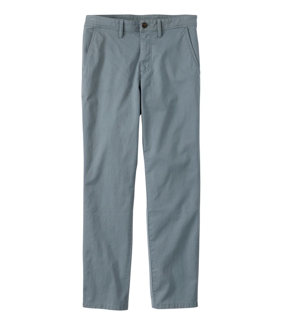 Men's Sunwashed Khaki Pants, Standard Fit, Straight Leg | L.L.Bean US
