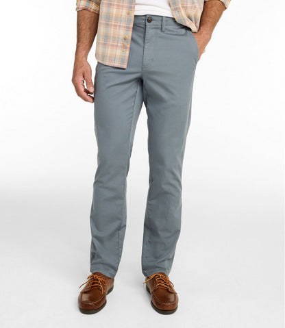 Men's Sunwashed Khaki Pants, Standard Fit, Straight Leg | L.L.Bean US