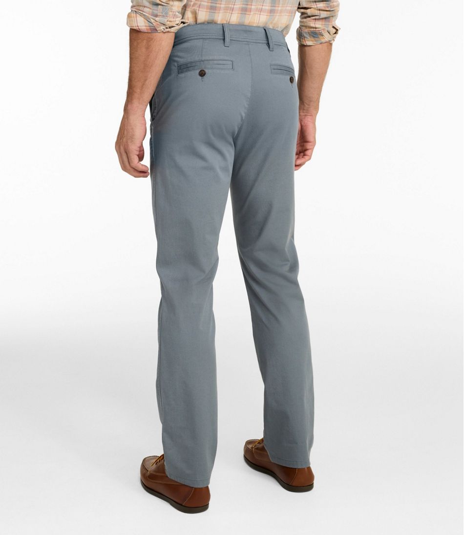 Men's Sunwashed Khaki Pants, Standard Fit, Straight Leg | L.L.Bean US