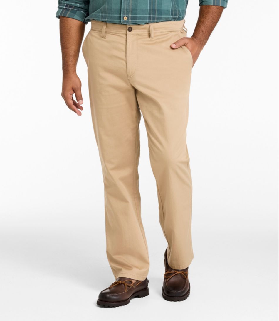 Men's Sunwashed Khaki Pants, Standard Fit, Straight Leg | L.L.Bean US