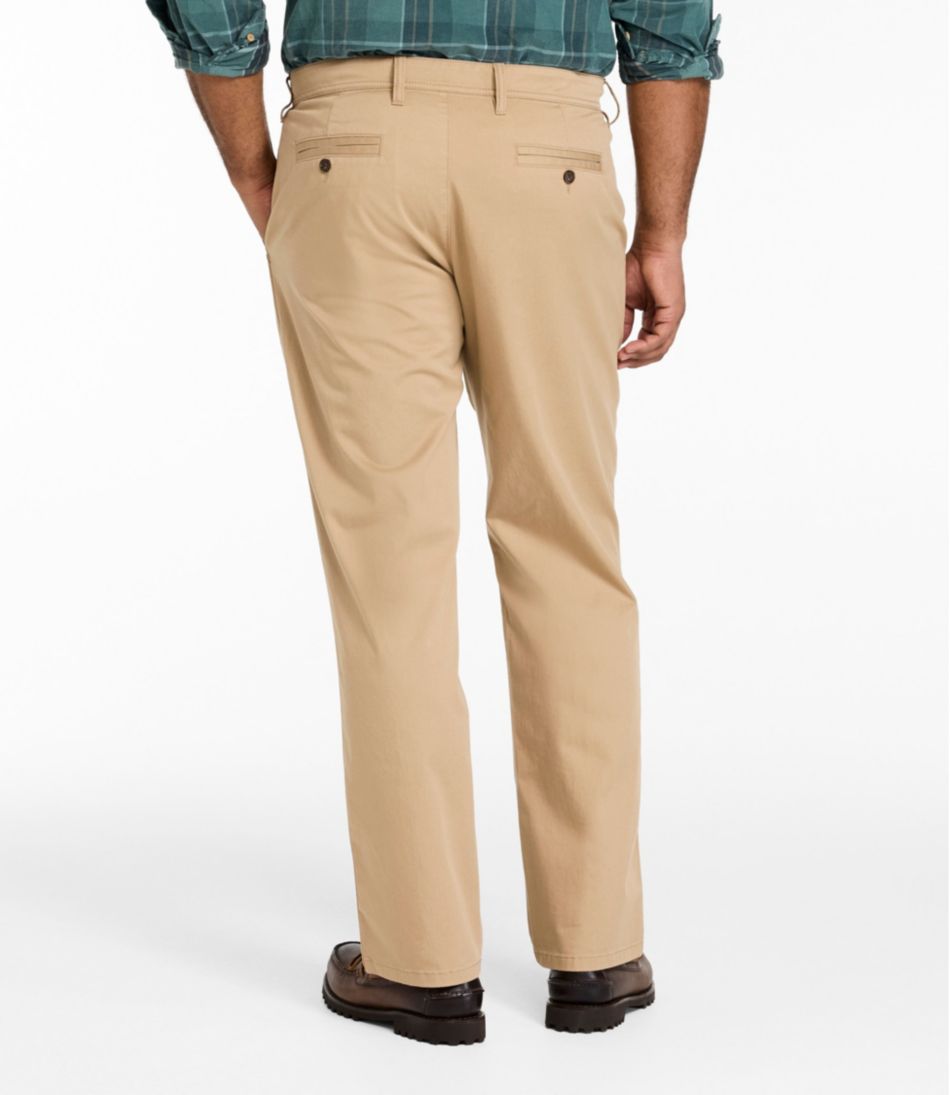 Men's Sunwashed Khaki Pants, Standard Fit, Straight Leg | L.L.Bean US