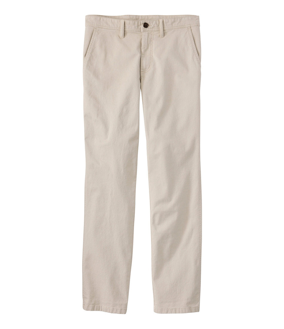 Men's Sunwashed Khaki Pants, Standard Fit, Straight Leg | L.L.Bean US