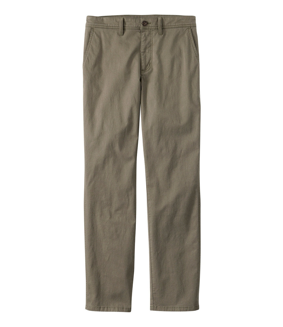 Men's Sunwashed Khaki Pants, Standard Fit, Straight Leg | L.L.Bean US