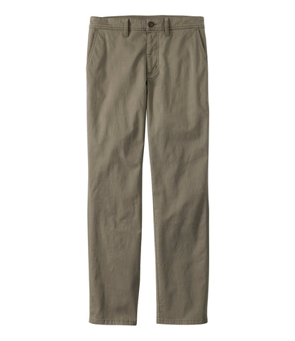Men's Sunwashed Khaki Pants, Standard Fit, Straight Leg | L.L.Bean US