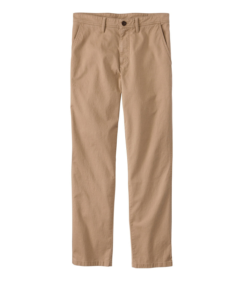 Men's Sunwashed Khaki Pants, Standard Fit, Straight Leg | L.L.Bean US