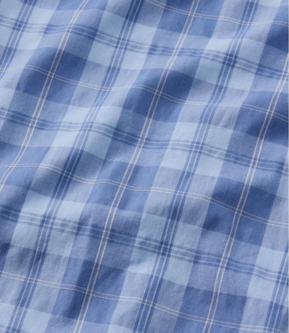 Men's Comfort Stretch Performance® Chambray Shirt, Long-Sleeve, Slightly Fitted Untucked Fit, Plaid | L.L.Bean discount
