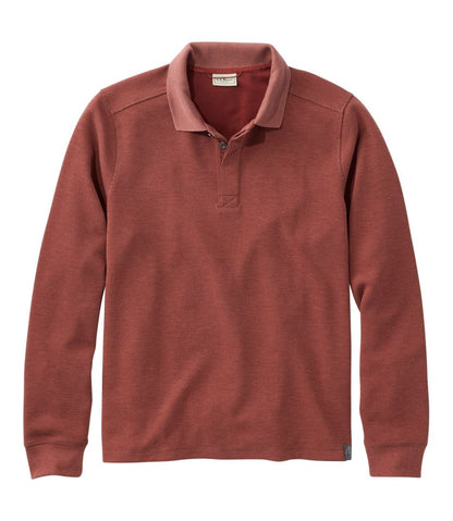 Men's Mountainside Micro Waffle Polo, Long-Sleeve | L.L.Bean outlet