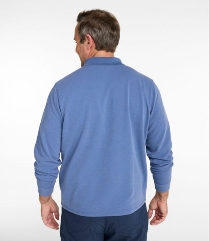 Men's Mountainside Micro Waffle Polo, Long-Sleeve | L.L.Bean outlet