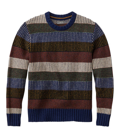 Men's Signature 1980 Matinicus Rock Sweater, Crewneck, Stripe | L.L.Bean US