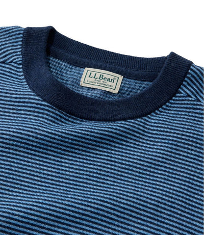 Men's All Seasons Cotton Blend Sweater, Crewneck, Stripe | L.L.Bean US