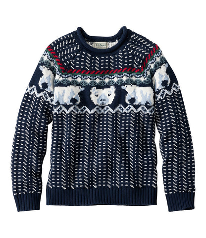Kids' Cotton Rollneck Sweater | L.L.Bean for sale