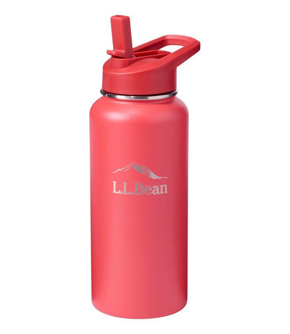 Bean Canteen Insulated Straw Water Bottle, 32 oz. | L.L.Bean US