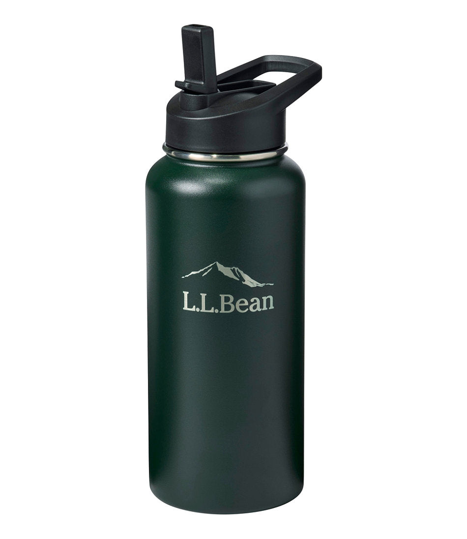 Bean Canteen Insulated Straw Water Bottle, 32 oz. | L.L.Bean US