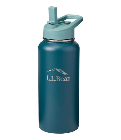 Bean Canteen Insulated Straw Water Bottle, 32 oz. | L.L.Bean US