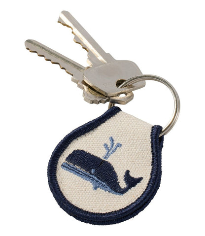 Embroidered Patch Charm, Whale | L.L.Bean online