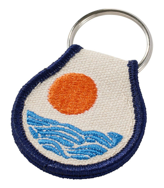 Embroidered Patch Charm, Sun & Waves | L.L.Bean US