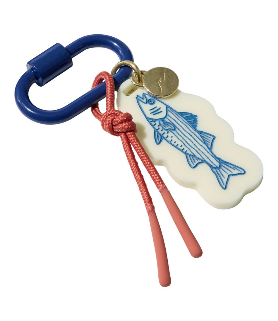 Carabiner Tassel Charm, Fish | L.L.Bean online