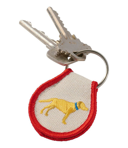 Embroidered Patch Charm, Yellow Lab | L.L.Bean online