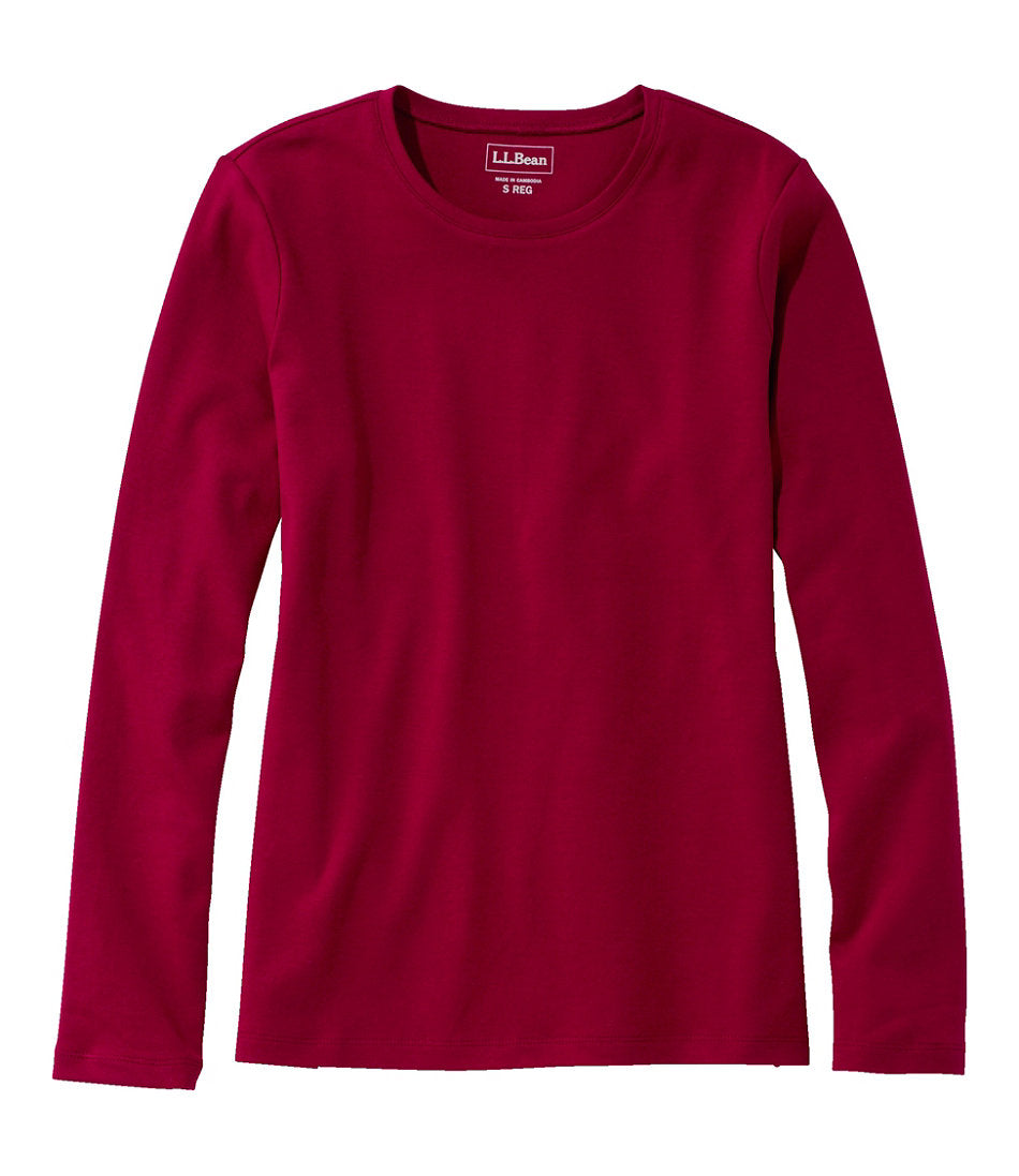 Women's Tee, Long-Sleeve Crewneck | L.L.Bean discount