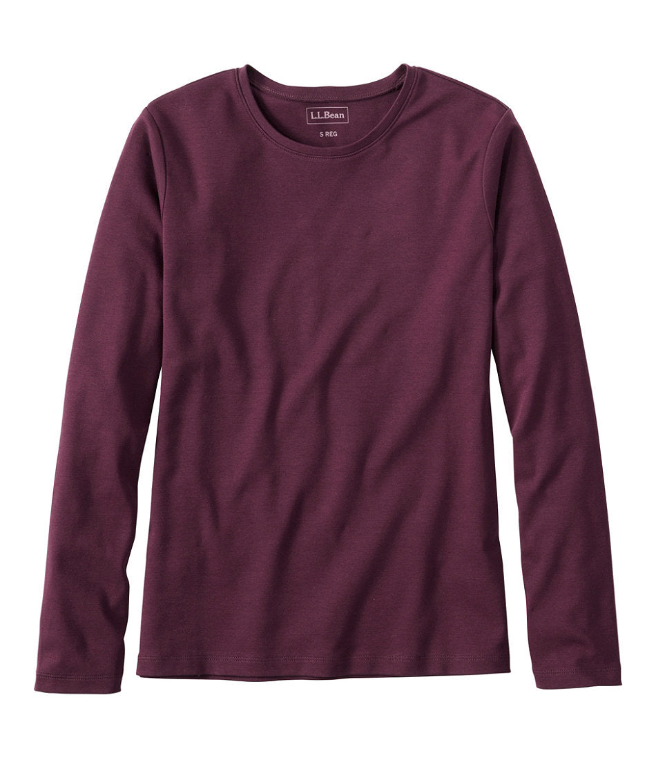 Women's Tee, Long-Sleeve Crewneck | L.L.Bean discount