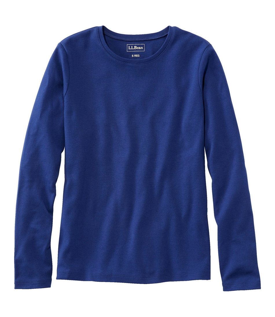Women's Tee, Long-Sleeve Crewneck | L.L.Bean discount