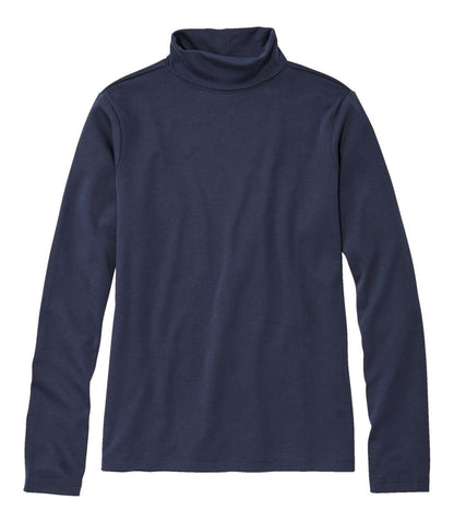 Women's Pima Cotton Turtleneck, Long-Sleeve | L.L.Bean sale